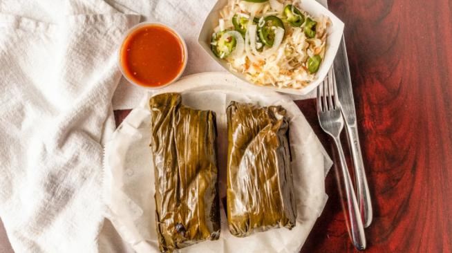 Chicken Tamales Order of 2 - Tamales de Pollo Orden de 2